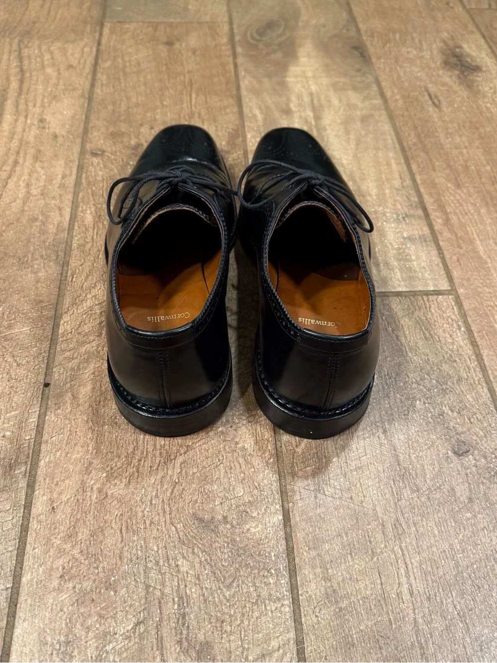Allen Edmonds Cornwallis Black Leather Dress Shoes Mens Size 9 D 1052 Oxford